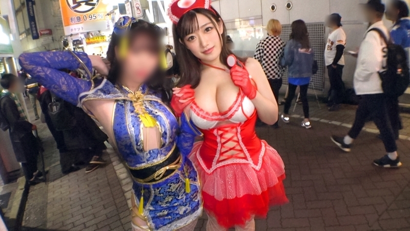 200GANA-2613二人組コスプレ美女をナンパ成功